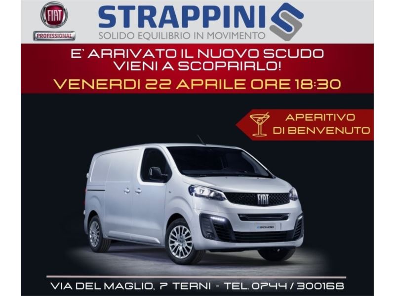 PRESENTAZIONE DEL NUOVO SCUDO VENERDI 22 APRILE ORE 18.30 PRESSO LA NOSTRA SEDE DI TERNI