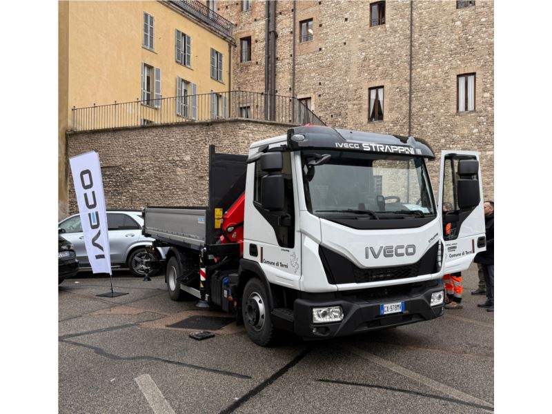 CONSEGNA DI UN NUOVO EUROCARGO IVECO MODEL YEAR 24 AL COMUNE DI TERNI