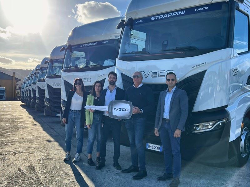 Dieci IVECO S-Way MY26 per la Ciotti Luciano Autotrasporti: la nuova flotta parte da Orte direzione Baschi