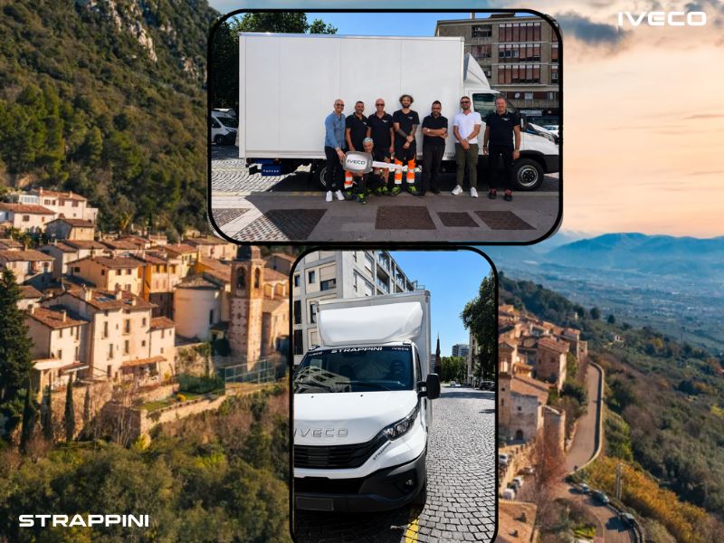 Strappini consegna un Daily elettrico al Comune di Terni per il progetto "Cesi Porta dell'Umbria e delle Meraviglie"