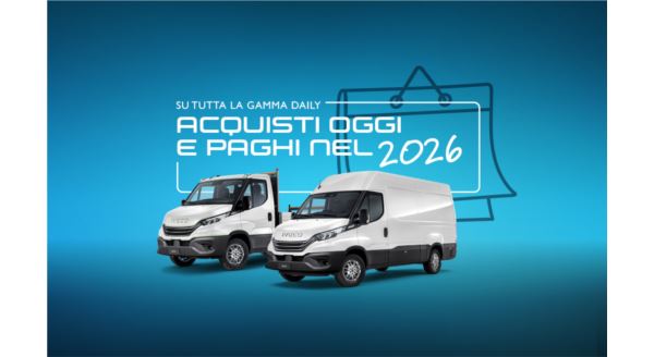 Compra oggi il tuo Daily e lo inizi a pagare nel 2026!