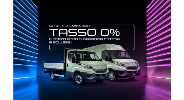 Tasso Zero su Daily Cabinato e Furgone