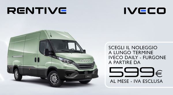 Promo:Scegli la tranquillità per il tuo business: Noleggia il tuo prossimo IVECO Daily con RENTIVE!